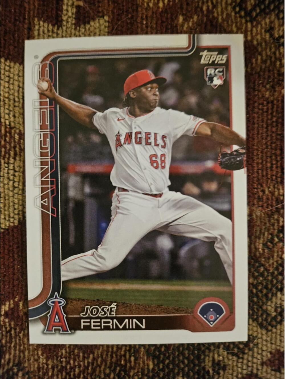 2025 Topps Update - Jose Fermin - RC  #US338 - Angels - RAW Mint - Picture 1 of 2